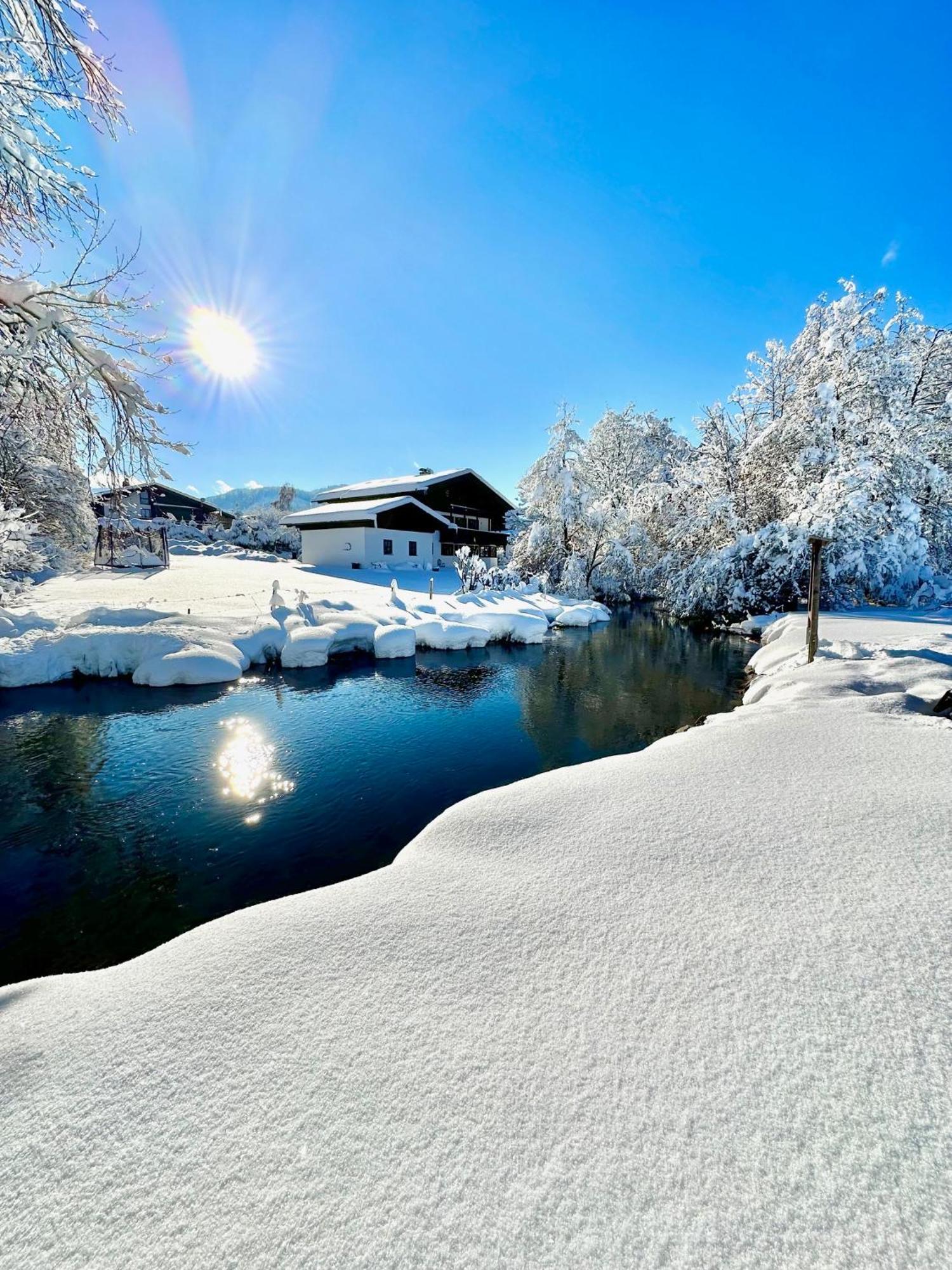 Alpenoase Schliersee - Grosse Suite Mit Sauna Oder Gemuetliche Studio Appartements Bagian luar foto
